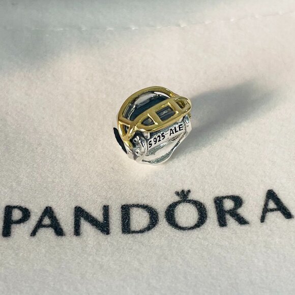 Pandora Green Bay Packers Charm Football Helmet Charm Pendant - Picture 4 of 4